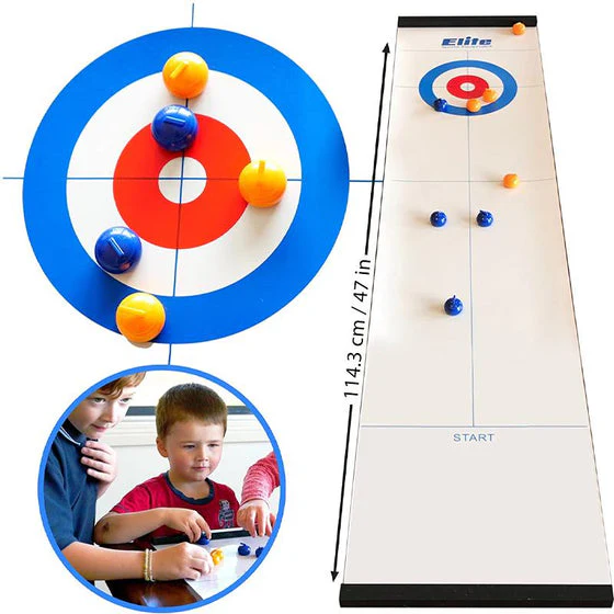 đ
Fira julđŻ2025 Nytt bordsbaserat curlingspel för hela familjen