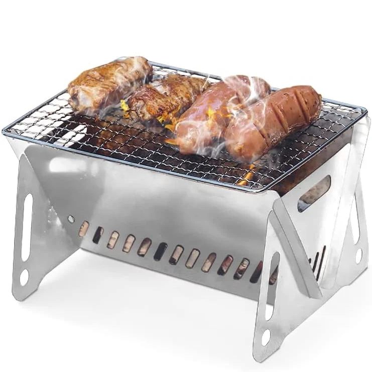 1 + 1 GRATIS - Tragbarer Camping BBQ Grill - Image 4