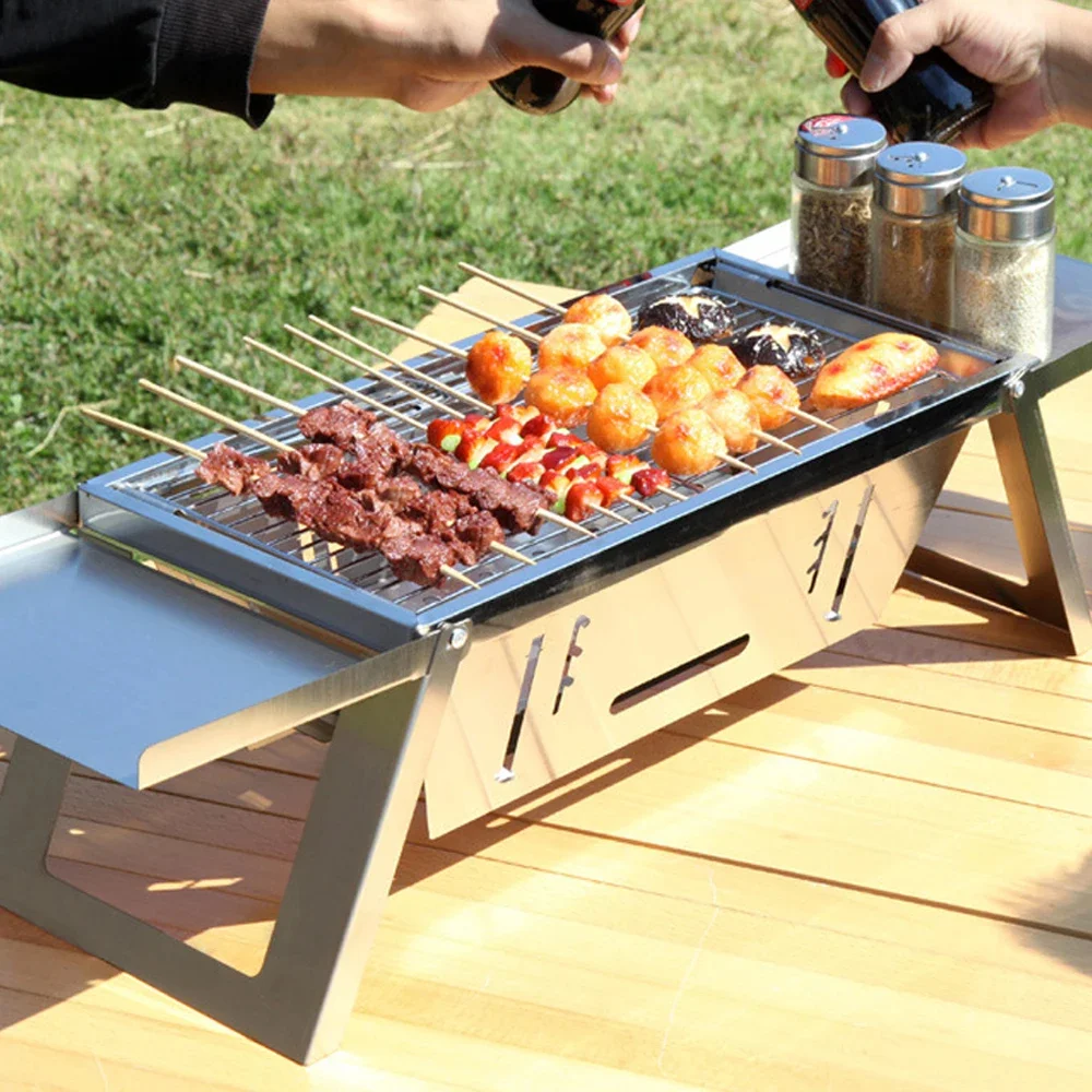 1 + 1 GRATIS - Tragbarer Camping BBQ Grill - Image 7