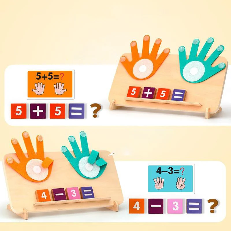 MatheSpaß – Montessori Fingerzählen Lernspielzeug | 50% RABATT - Image 12