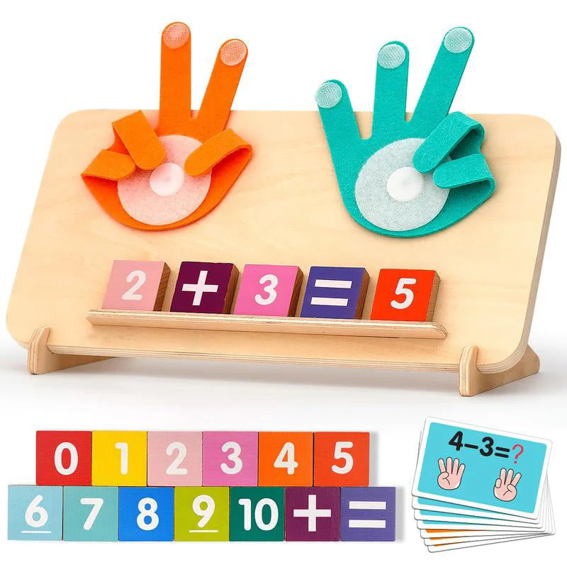 MatheSpaß – Montessori Fingerzählen Lernspielzeug | 50% RABATT - Image 13