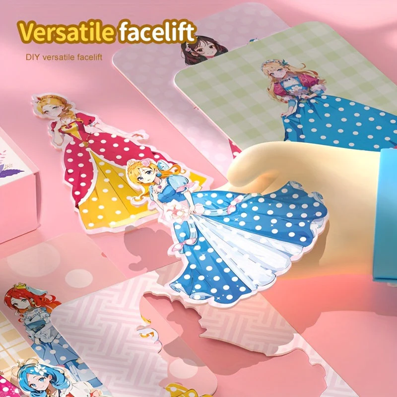 12Stück Prinzessin Board Aufkleber Stoff Poke Kunst DIY Kit - Image 9