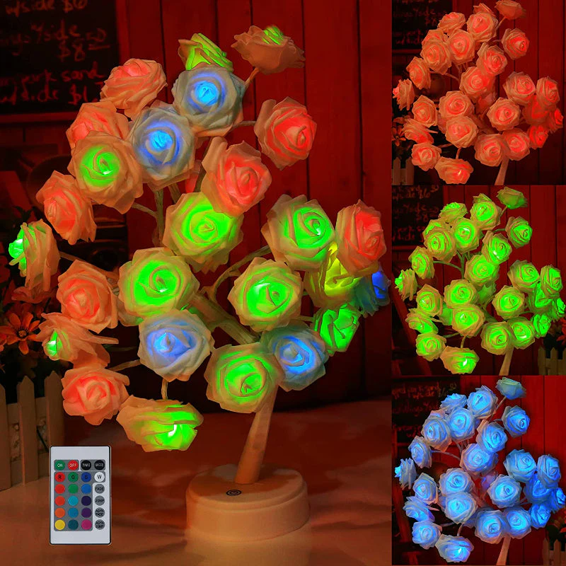 16 Farben einstellbares Baum-Nachtlicht - Image 3