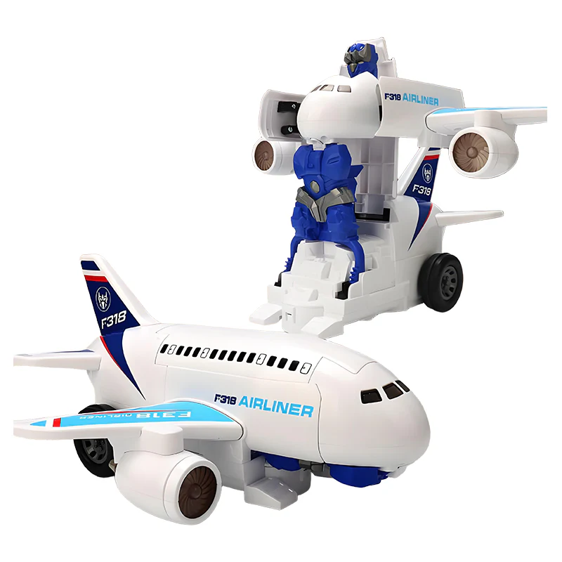 SkyBot – 2-in-1 Flugzeug-Roboter-Spielzeug - Image 2