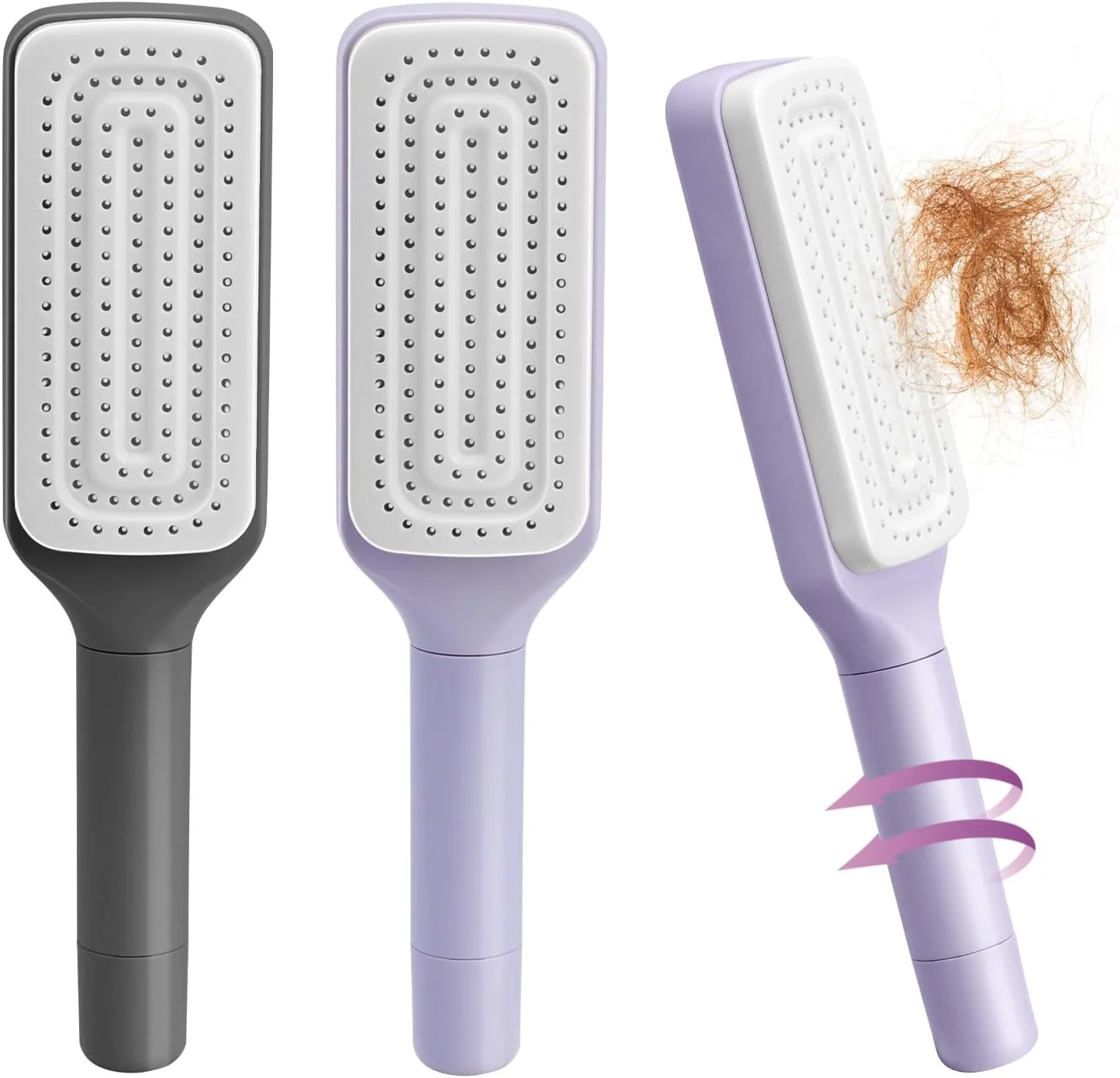 2 Packungen selbstreinigende Haarbürste - Image 2