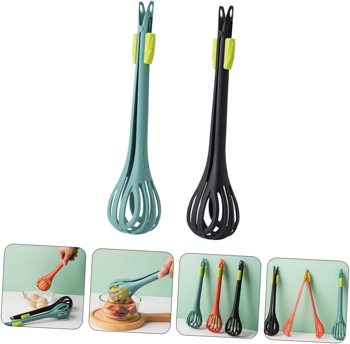 2 Stück Nylon Küchenzange Schneebesen Mixer - Image 16