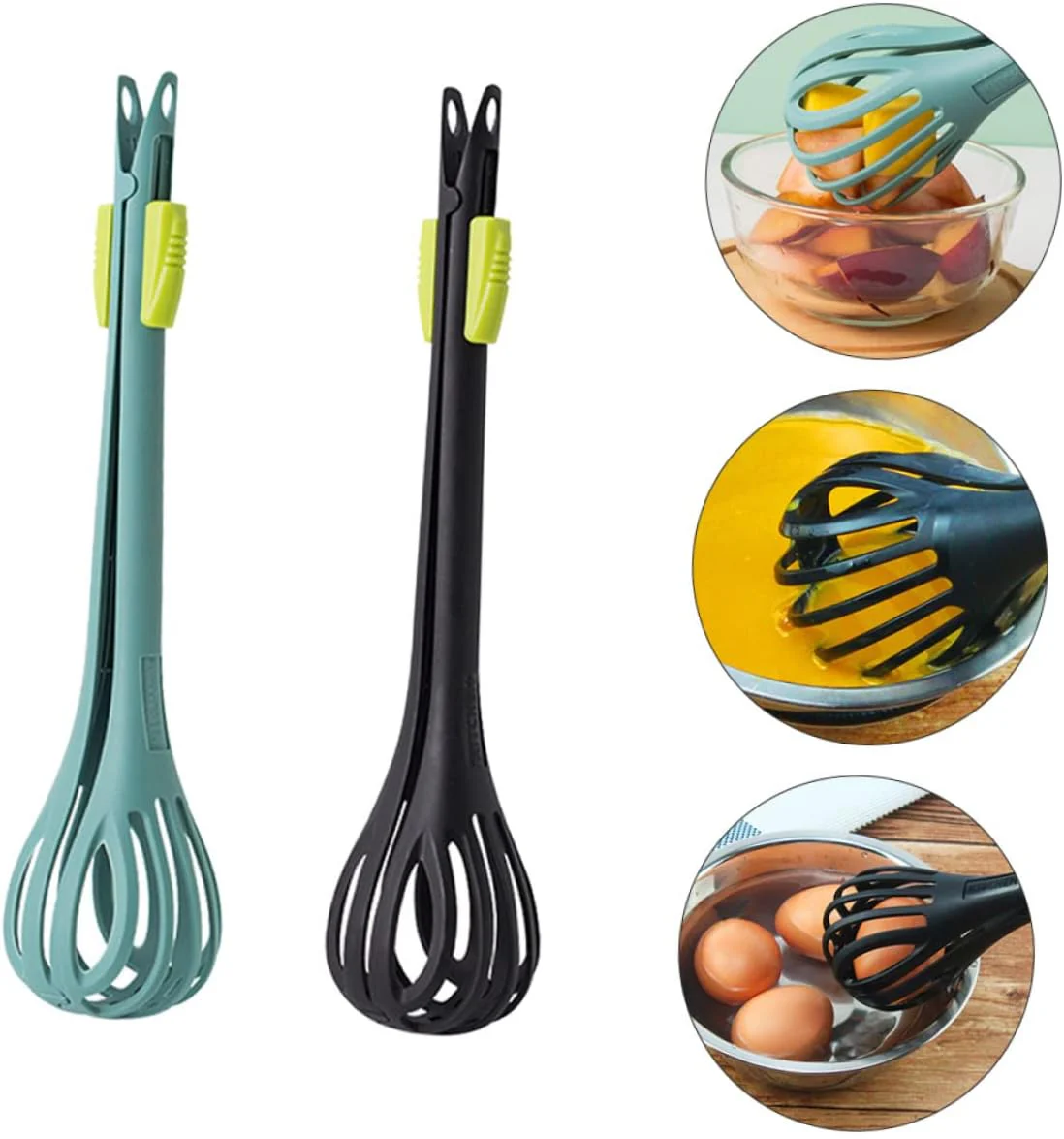 2 Stück Nylon Küchenzange Schneebesen Mixer - Image 22