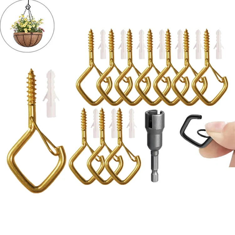 20 Stück quadratische Aufhängehaken mit Schnappfunktion - Bonsaihaken mit Sicherheitsschnallen - Image 11