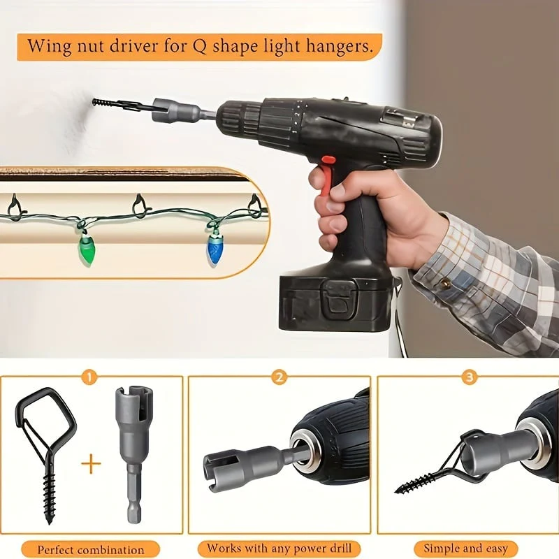 20 Stück quadratische Aufhängehaken mit Schnappfunktion - Bonsaihaken mit Sicherheitsschnallen - Image 3