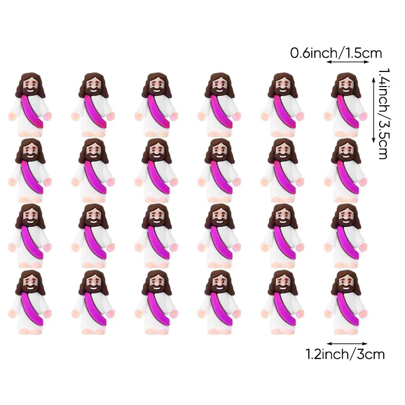 24 Stück Mini-Jesus-Figuren für Osterdekorationen - Image 10