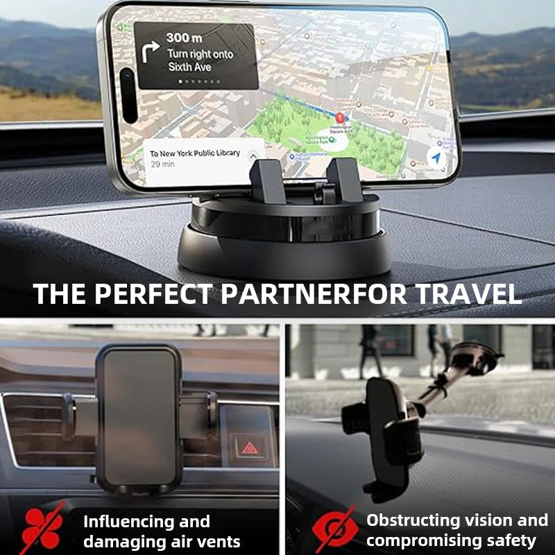 360° Drehbarer Handyhalterung Auto - Sicherer Halt & Einfache Bedienung - Image 3