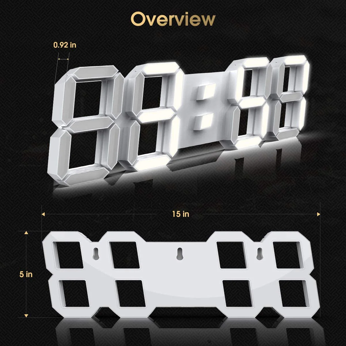 3D-LED-Wanduhr™ - Image 6