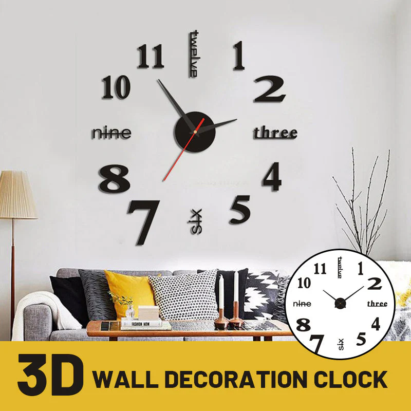 🌟 Kreative Stille DIY Wanduhr – Kunstvolles Design für Ihr Zuhause! 🌟 | 50% RABATT - Image 3