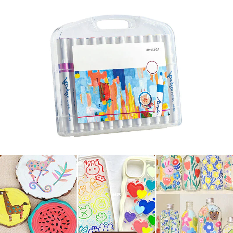 Komplettes Acrylmarker-Set mit 24 Farben - Image 4
