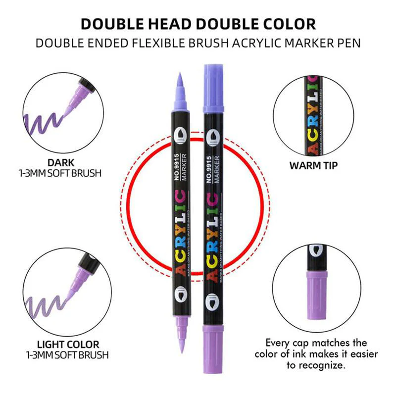 ColorCraft - Acrylfarbe Markerstift | 50% RABATT - Image 3