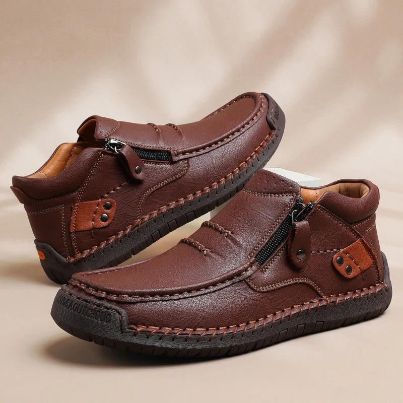 Alex – Retro Outdoor PU Schuhe für Herren - Image 10
