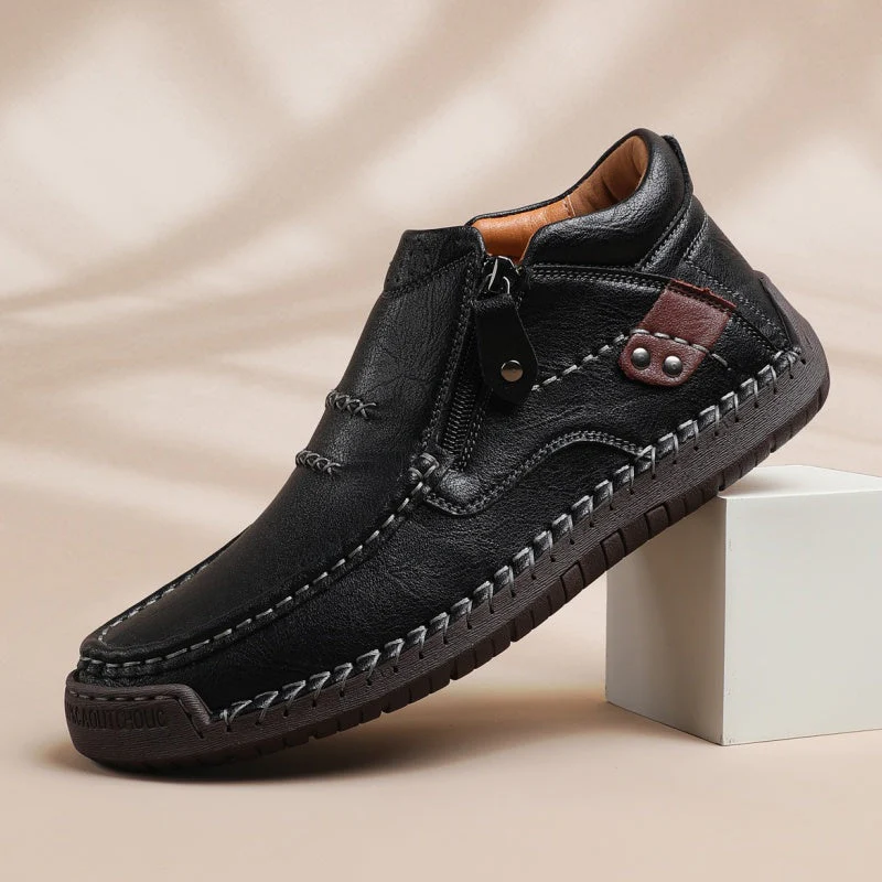 Alex – Retro Outdoor PU Schuhe für Herren - Image 2