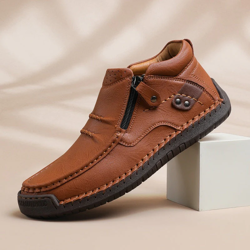 Alex – Retro Outdoor PU Schuhe für Herren - Image 5
