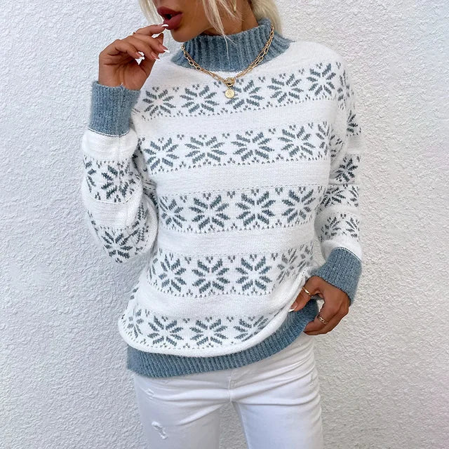 Amari - Weihnachten Schneeflocken Pullover Top | 50% RABATT - Image 3