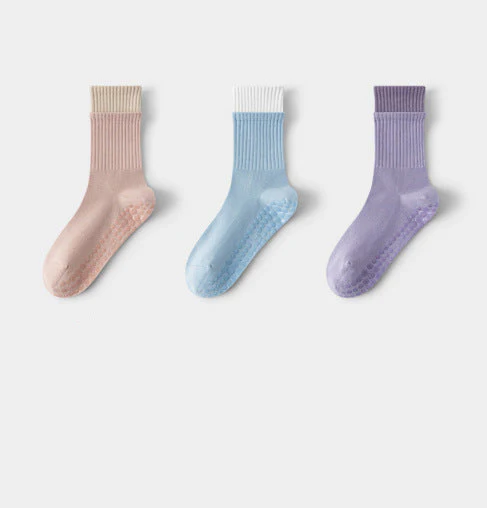 Amelia — Pilates-Griffsocken aus atmungsaktivem Baumwollmischgewebe - Image 15