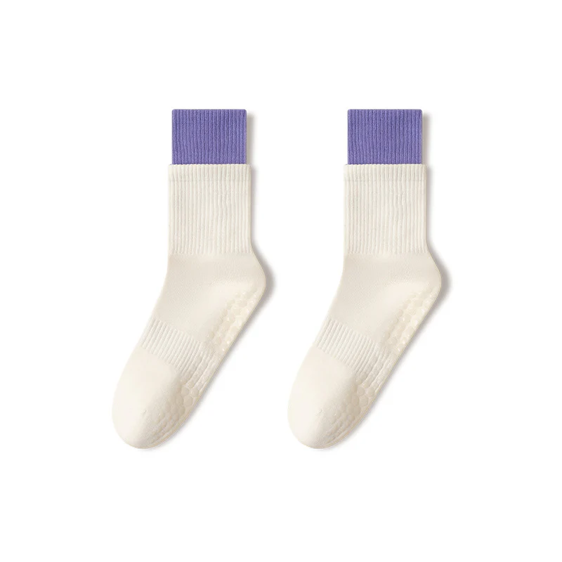 Amelia — Pilates-Griffsocken aus atmungsaktivem Baumwollmischgewebe - Image 9