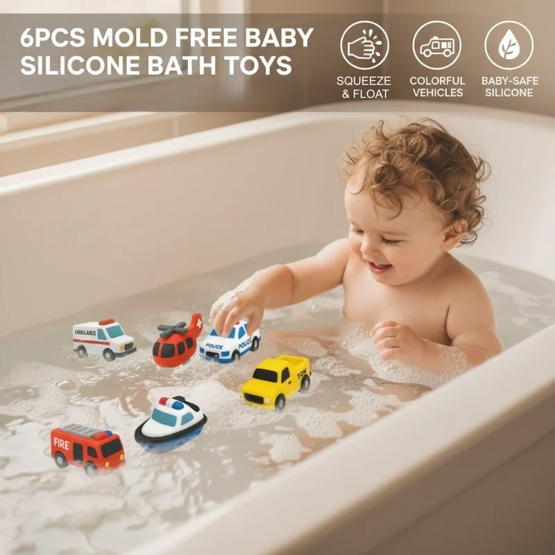 AquaFleet – Silikon Badespielzeug Set | 50% RABATT - Image 6