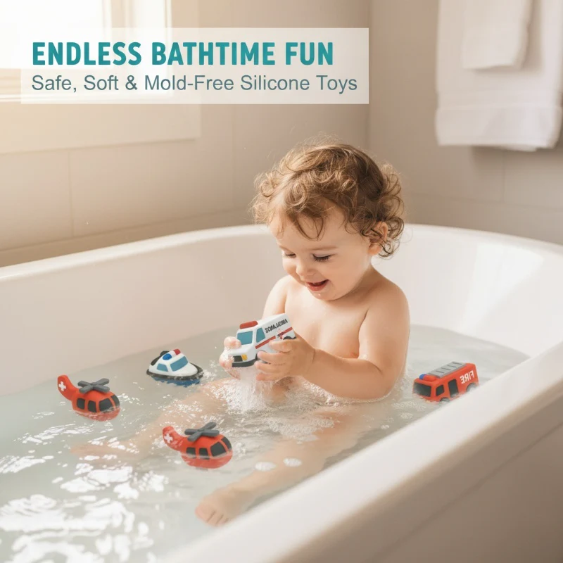 AquaFleet – Silikon Badespielzeug Set | 50% RABATT - Image 8