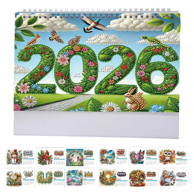 ArtVibe – DIY Diamond Painting Tischkalender 2026 | 50% RABATT - Image 2