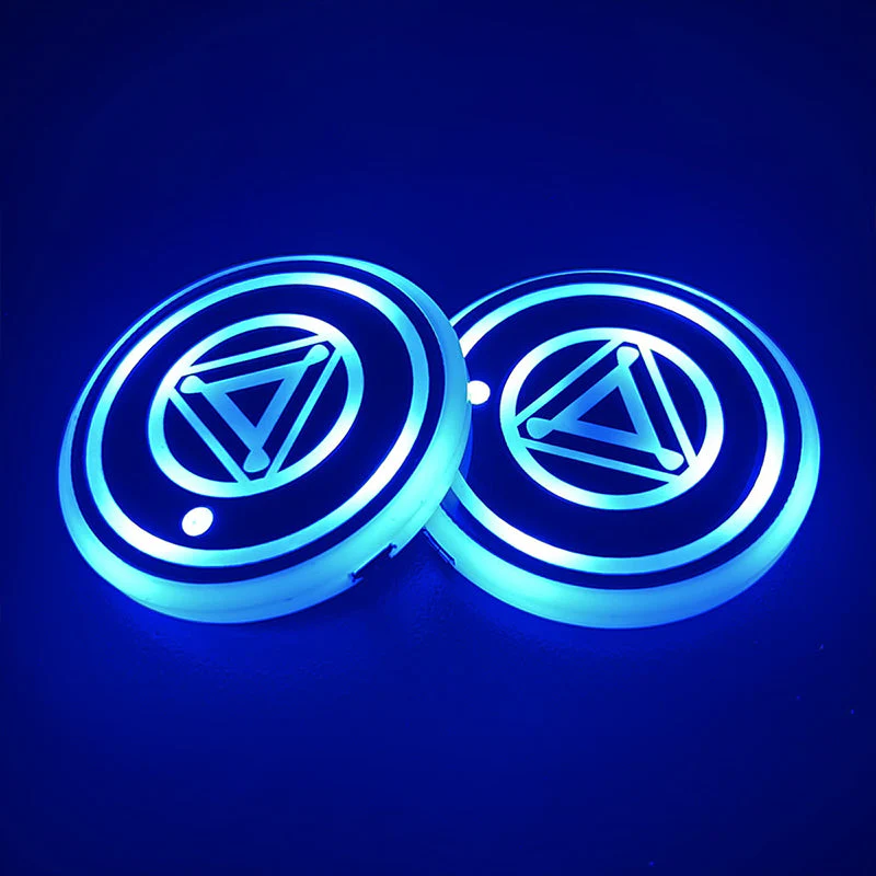 AutoGlow – 7-Farben LED-Becherhalterpad für Autos - Image 16
