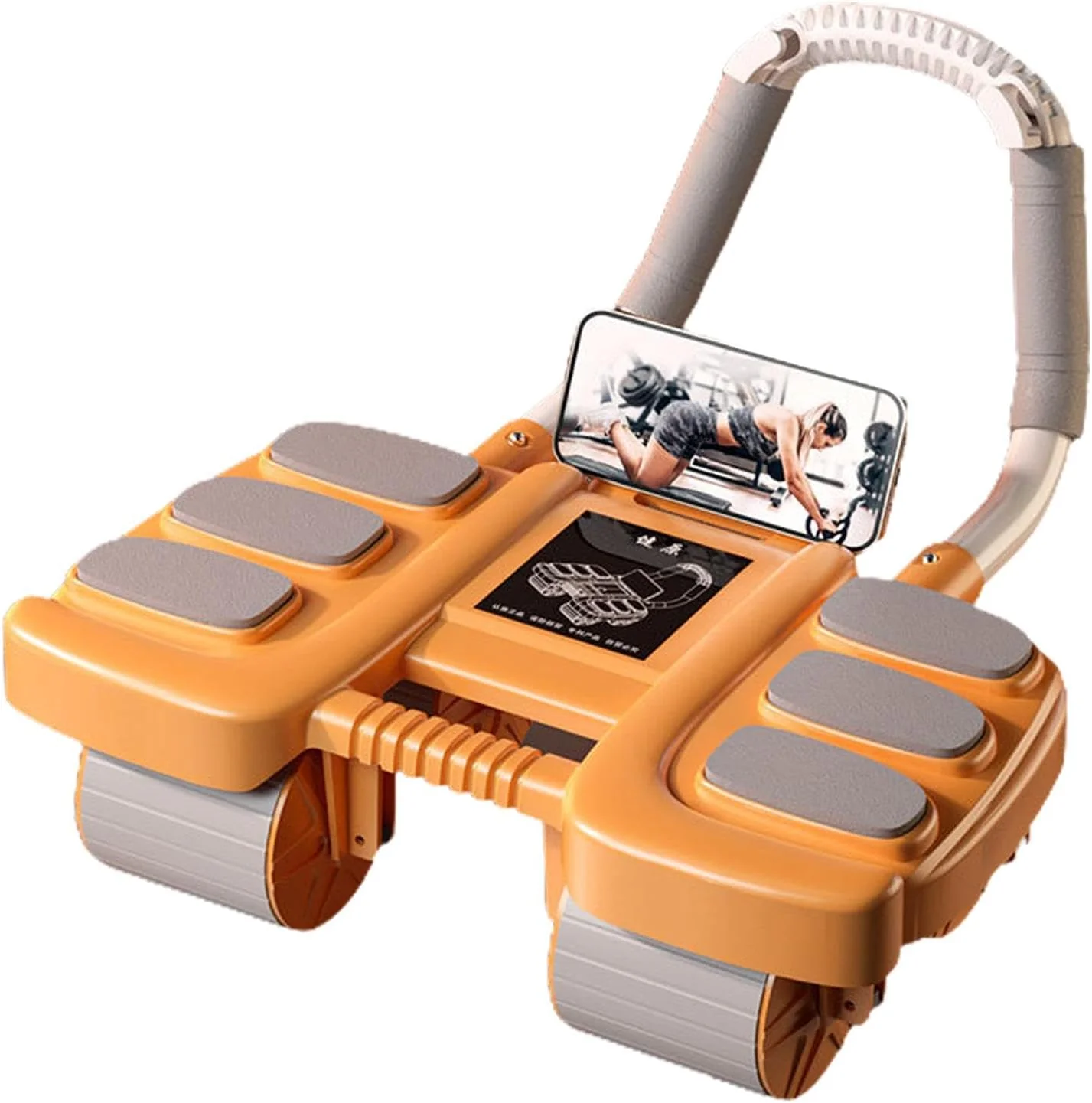 Automatischer Rückprall-Bauchmuskelroller mit Ellbogenstützen-Pads - Image 2