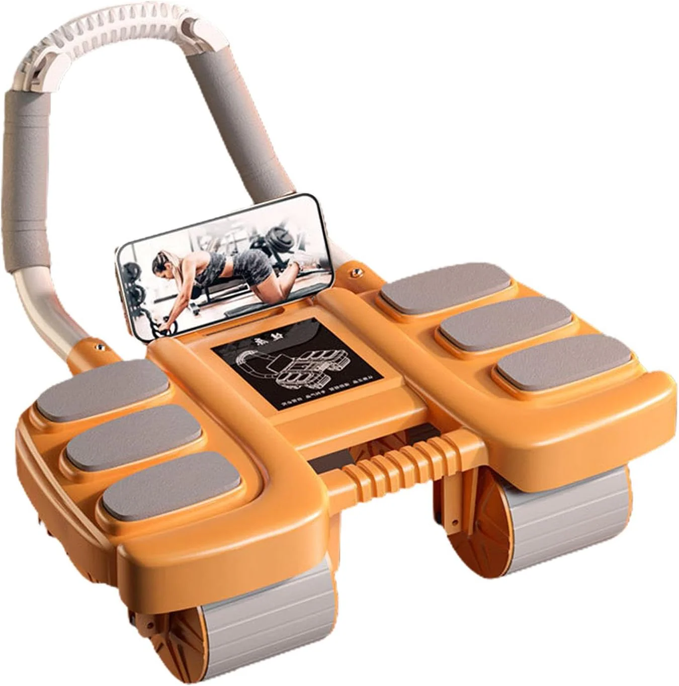 Automatischer Rückprall-Bauchmuskelroller mit Ellbogenstützen-Pads - Image 9
