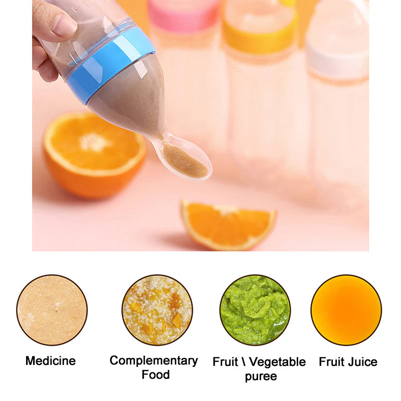 Baby-Spritzflasche™ - Für Snacks oder weiche Lebensmittel 1+1 GRATIS - Image 4