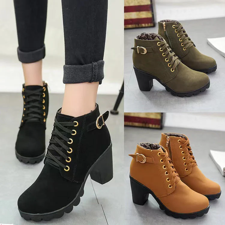 BellaStep – Damenstiefeletten mit Blockabsatz