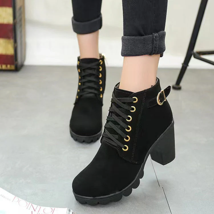 BellaStep – Damenstiefeletten mit Blockabsatz - Image 2