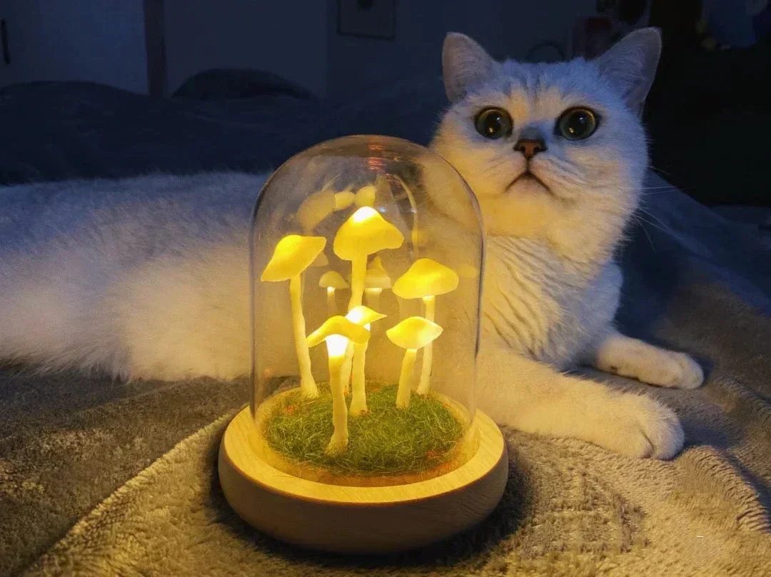 Bezaubernde DIY-Pilz-Lampe für Heimdekoration - Image 14