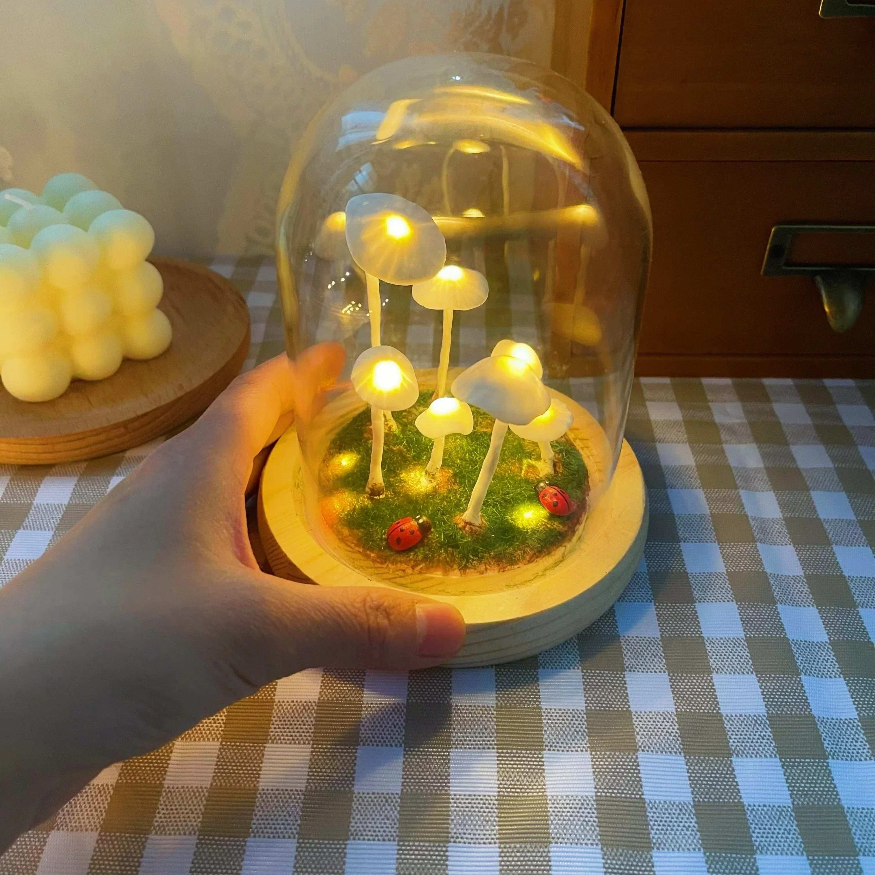 Bezaubernde DIY-Pilz-Lampe für Heimdekoration - Image 5