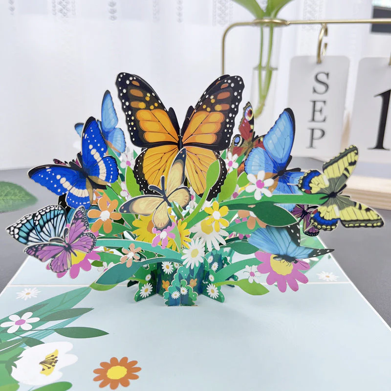 BloomLux Handgemachte 3D‑Blumen-Grußkarte | 1+2 GRATIS - Image 11