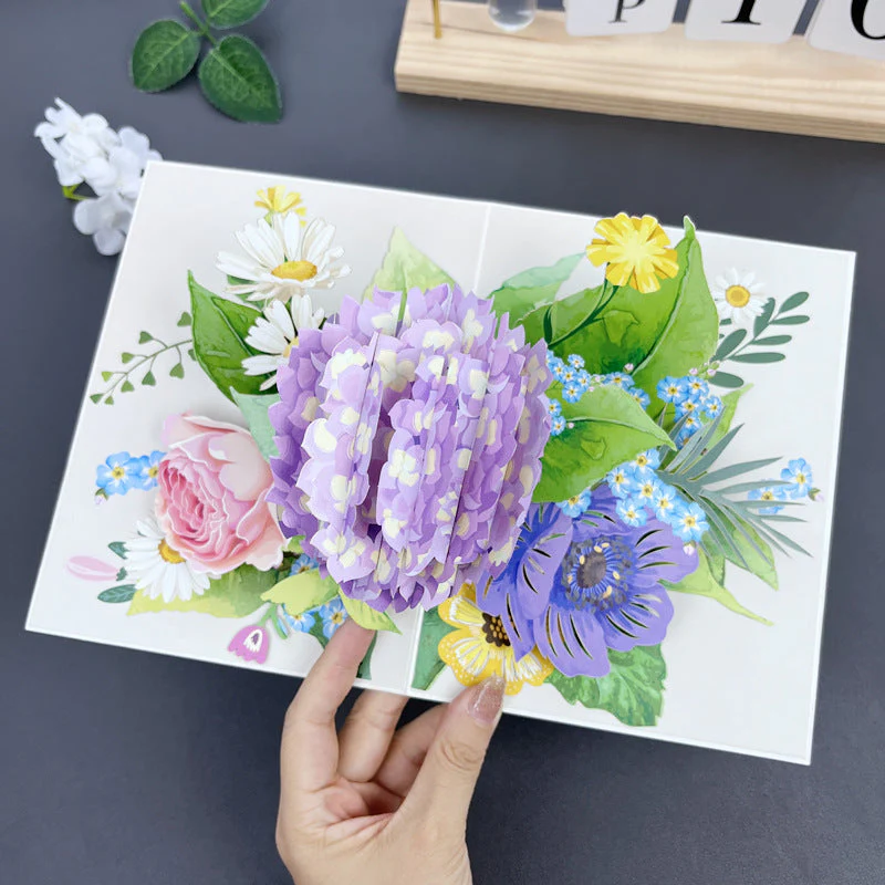 BloomLux Handgemachte 3D‑Blumen-Grußkarte | 1+2 GRATIS - Image 12