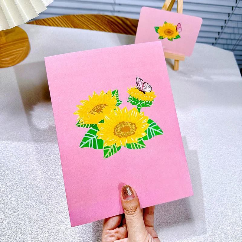 BloomLux Handgemachte 3D‑Blumen-Grußkarte | 1+2 GRATIS - Image 6