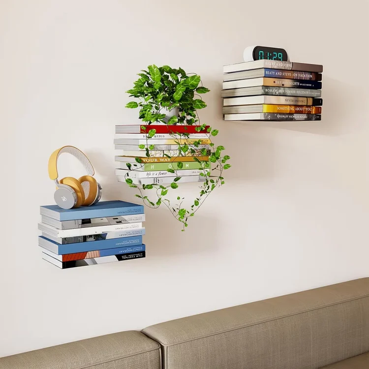 Booksy™ – Unsichtbares Wandregal, das Platz spart | 1+2 GRATIS - Image 6