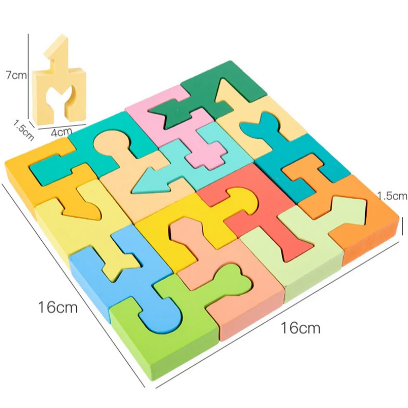 BrainBoost - 16 geometrisch geformte Bausteine — Entfachen Sie Neugier und Selbstvertrauen - Image 10