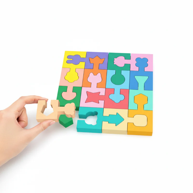 BrainBoost - 16 geometrisch geformte Bausteine — Entfachen Sie Neugier und Selbstvertrauen - Image 11