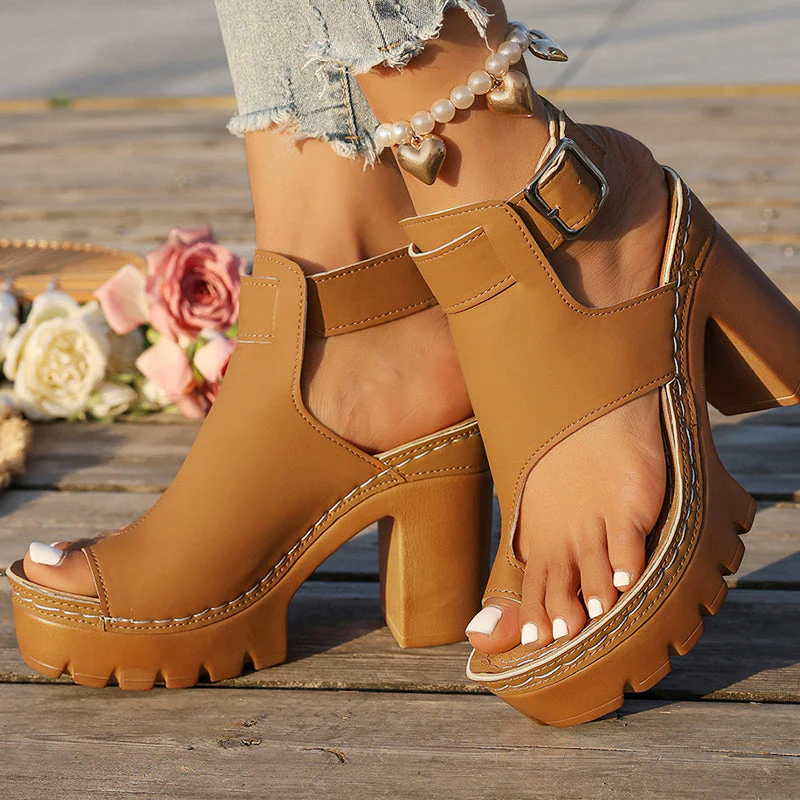 Brielle – Damen Bequeme Sandalen mit erhöhter Absatzhöhe und verstellbarer Passform - Image 13