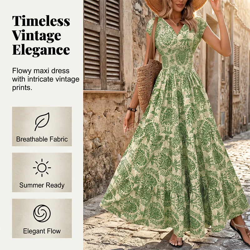 Clara — Florales Eleganz Kleid | 50% RABATT - Image 11