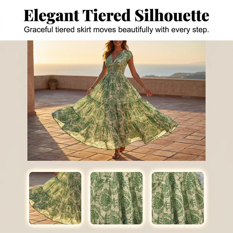Clara — Florales Eleganz Kleid | 50% RABATT - Image 14