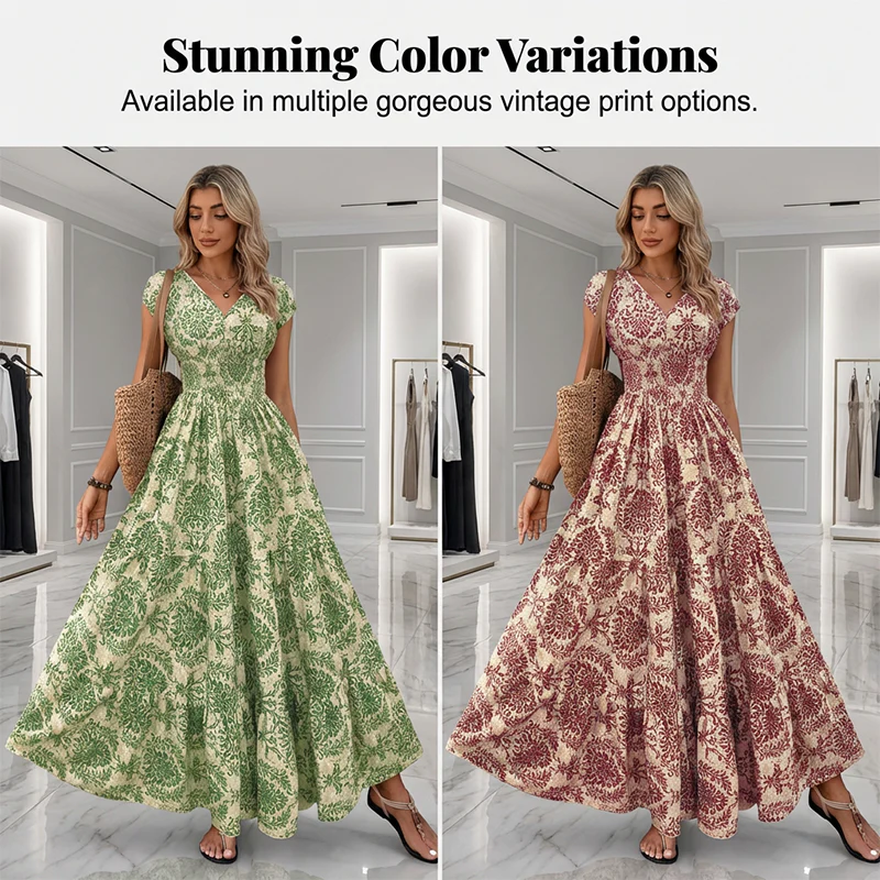 Clara — Florales Eleganz Kleid | 50% RABATT - Image 16