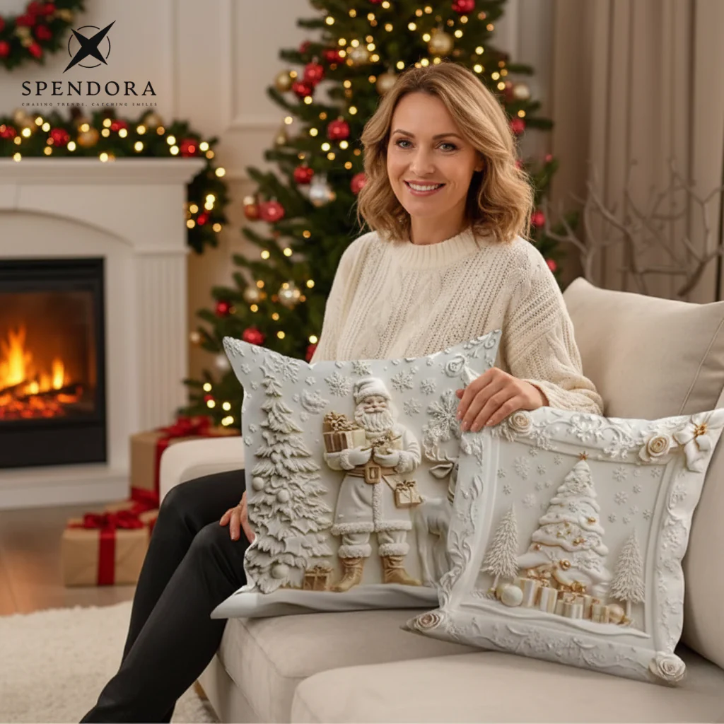ClaraHome – Weihnachts Kissenbezüge Set | 50% RABATT