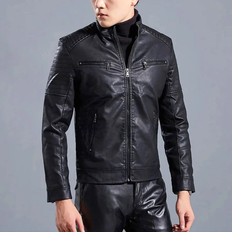 Henry – Herren-Bikerjacke aus Leder - Image 5
