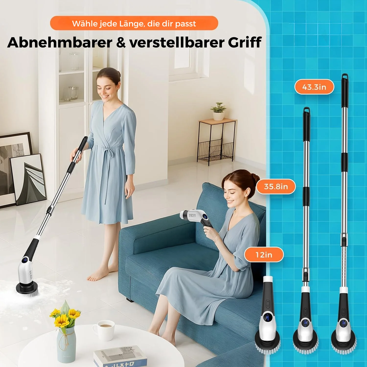 CleanMaster – 9-in-1 Elektrische Reinigungsbürste | 50% RABATT