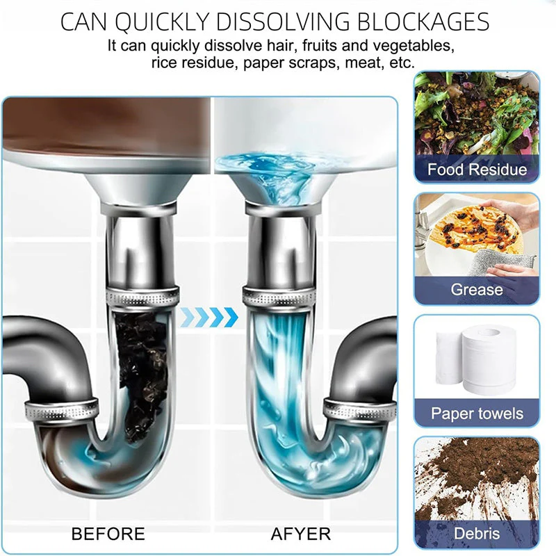 ClearSense – Kraftvoller Abflussreiniger 350g | 1+1 GRATIS - Image 5